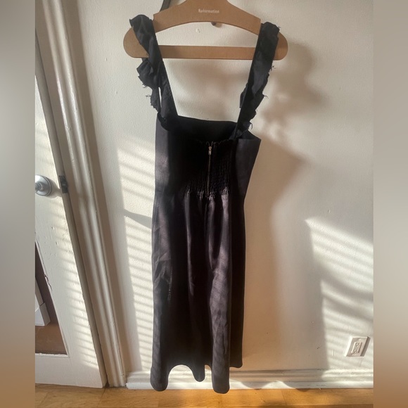 Reformation Spaulding Linen Midi Dress - Picture 5 of 9